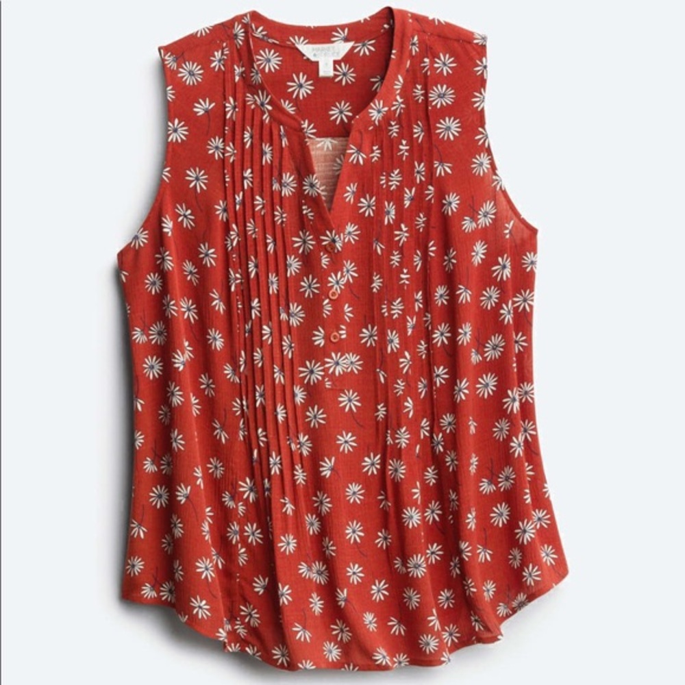 Market & Spruce - Hemingway Henley Top - Size S